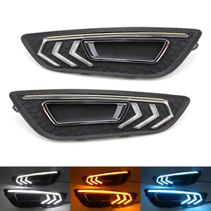 Accessori auto luce fendinebbia impermeabile luce guida LED luce di marcia diurna gruppo Kit per Ford <span class=keywords><strong>Focus</strong></span> 2015 2016 2017 <span class=keywords><strong>2018</strong></span> - Product Image 4
