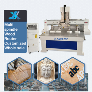 JX AUTO CNC Chine Routeur CNC multi-têtes <span class=keywords><strong>Catalogue</strong></span> de routeur CNC à double tête Machine de sculpture 3D sur bois 1325 - Product Image 2
