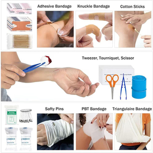 Kit de survie d'urgence populaire de 235 pièces, kit de survie en milieu sauvage, SOS, <span class=keywords><strong>camping</strong></span>, chasse, tremblement de terre, randonnée en plein air, trousse de premiers soins - Product Image 6