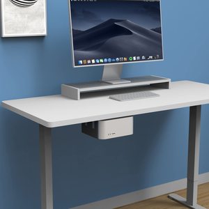 Soporte Metálico de Almacenamiento para Mac Mini <span class=keywords><strong>M4</strong></span>, Soporte Metálico para Debajo del Escritorio, Soporte de Pared para Macbook Studio - Product Image 6
