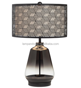 Lampe de bureau en bois noir pour hôtel, chambre d'hôtel, salon, chambre à coucher, bureau, éclairage et décoration de la maison - Product Image 6
