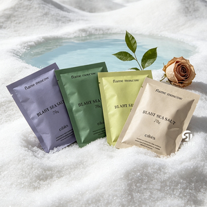 Factory Custom Digital Printing Kraft Paper <b>Packaging</b> Bags Three Side Seal Pouches for Bath Salt <b>Jewelry</b> Apparel Accessories - Product Image 1