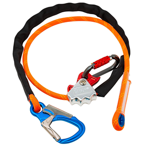 Cordon de positionnement réglable CE avec gaine de protection, corde de sécurité pour travaux d'escalade et de construction - Product Image 1