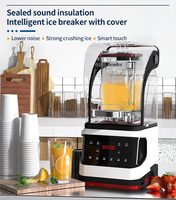 Mixeur Commercial Robuste HENGZHI 1500W-3000W 1.5L Certifié NSF pour Cafés, Restaurants et Bars à Jus