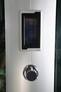 <strong>Corner</strong> Placed 2 Person Jetted <strong>Tub</strong> <strong>Shower</strong> Bath Combo With Steam Sauna Function