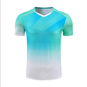 เสื้อยืดแบดมินตันผ้าโพลีเอสเตอร์แบบแห้งเร็ว ระบายเหงื่อได้ดี รุ่นใหม่ สำหรับผู้ชายและผู้หญิง เหมาะสำหรับวิ่งออกกำลังกายกลางแจ้งและเล่นกีฬาฤดูร้อน - Product Image 2