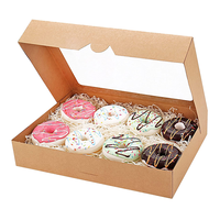 Papier carton cuisson Stockage imprimé personnalisé Emballage individuel Boîte macaron dessert beignet