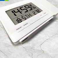 Intelligenter digitaler Projektionsuhr einstellbarer schwenkbarer Projektor LCD Zeit-Temperaturanzeige Snooze-Alarm moderner Bürobedarf Heimgebrauch