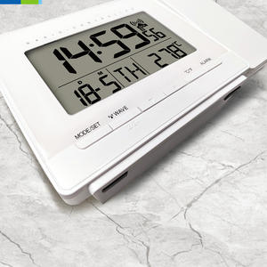 Horloge de projection numérique intelligente <span class=keywords><strong>Projecteur</strong></span> pivotant réglable Affichage LCD de l'heure et de la température Alarme de répétition Bureau moderne Usage domestique - Product Image 4