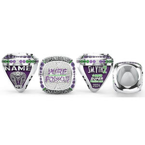 Rose Gold Plated Custom Championship MVP <b>Rings</b> Durable Alloy Most Valuable Player Awards for Team Competitions - Product Image 2