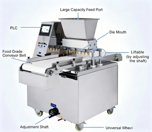 Automatic Mini <b>Biscuit</b> Cookie Depositor <b>Machine</b> Industrial Rotary Cookie <b>Biscuit</b> Making <b>Machine</b> for Supplier - Product Image 5