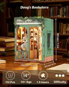 Miniature Booknook Kit-Doug's Bookstore - Product Image 2