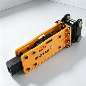 Martillo Hidráulico Silencioso SOOSAN SB50 Tipo Superior para Excavadora, Construcción, Demolición, Rompedor de Rocas, Nuevo - Product Image 4