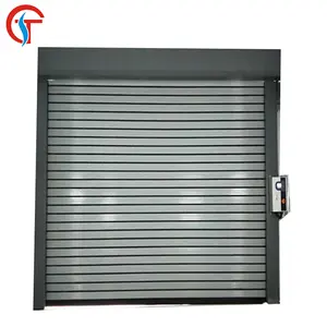 Motorizzato In Acciaio Zincato Porta di Ferro di Rotolamento/Ferro di Rolling Shutter Porta