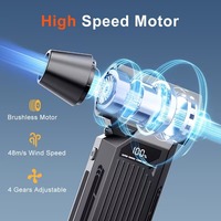 Souffleur à jet mini portable rechargeable certifié CE ROHS FCC, haute vitesse, mini ventilateur turbo, avis positifs
