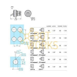 ชไนเดอร์ อิเล็คทริค ZB5AD28C0 - ใหม่ - Product Image 1