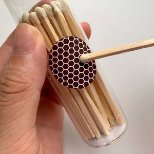 둥근 모양 친환경 빈티지 스타일 성냥 스티커 (병용) 핫세일 도매가 접착식 맞춤 파티용 - Product Image 3