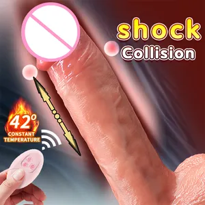 HOT SALE Remote Control Realistic Big Dildo Real Skin And Feeling Female Masturbation Cock Sex Toys Big Penis For Women