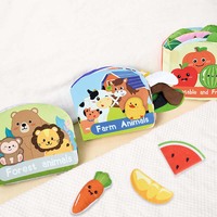 Montessori Early Learning Toys Educational Quiet Book Busy Board Soft Book Baby Cloth Books for Baby