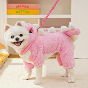 Qbellpet Ropa de Invierno para Mascotas, Abrigo para Perros y Gatos, Chaqueta Cálida para Cachorros, Disfraz de Dinosaurio, Ropa para Perros - Product Image 5