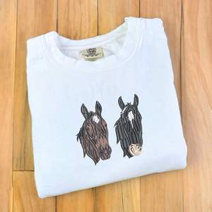 Sweat-shirt fantôme 3D brodé pour amoureux des chevaux ou sweat à capuche hiver et automne tissu tissé avec logo avant idée cadeau Halloween - Product Image 6