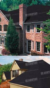 Matériau de toiture léger à bas <span class=keywords><strong>prix</strong></span>, Nouveaux bardeaux de toiture d'asphalte <span class=keywords><strong>rouge</strong></span> asiatique - Product Image 6