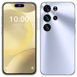Afrique Plein écran moins cher S25 Ultra Smartphones 6.54 pouces Grand écran GSM WCDMA Dual SIM <span class=keywords><strong>Google</strong></span> Play Android AI Téléphone mobile - Product Image 1