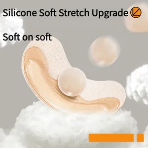 2/4 Piezas de Protectores de Talón de Silicona Adhesivos Antideslizantes para Alivio del Dolor, Almohadillas para Zapatos, Inserciones para Ajustar el Tamaño del Calzado - Product Image 5