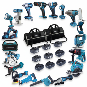 EKIIV Outil électrique sans fil professionnel 19 pièces pour une productivité accrue dans la construction et la rénovation CK2119 Ultimate tout-en-un - Product Image 2