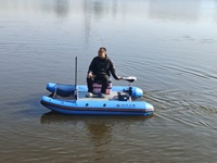 HOYANGSTAR HY-LY260 Kit de siège flottant gonflable pas cher pour une personne, ponton, moteur hors-bord, bateau de surf, Shandong