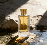 Flacons de parfum vides personnalisés de haute qualité 80 ml en verre mat avec pulvérisateur à collier, 100 pièces, impression sérigraphique, boîte