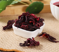 Thé aux fleurs d'hibiscus séchées en vrac pour usine, emballage en boîte, thé aux herbes en sachet