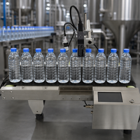 Machine de codage automatique à jet d'encre pour boîtes de conserve, bouteilles en plastique, boîtes, impression de la date d'expiration et de codes QR