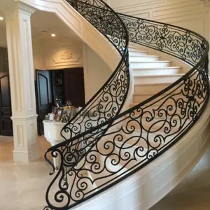 Decorative Spiral Staircase In Cast Iron Accessories Wrought Iron For Gate Outdoor And Garden