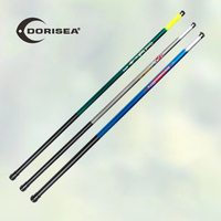 Canne à pêche à la carpe télescopique en fibre de verre, longueur fermée 118 cm, pour enfants, pour la truite, pour la rivière, longueurs de 3 m à 10 m