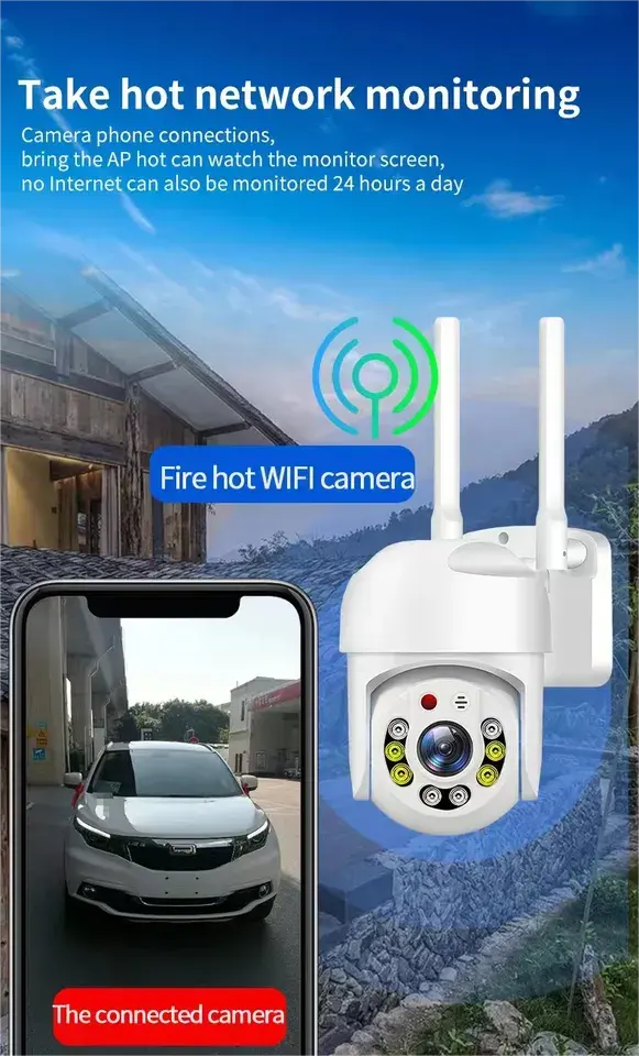 Hot Selling New Product Wireless HD Small Home Security Surveillance Wifi Camera With Phone