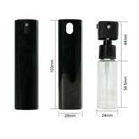 Flacon pulvérisateur carré en plastique PE de haute qualité pour cosmétiques et parfums, avec pulvérisateur à gâchette et impression sérigraphique