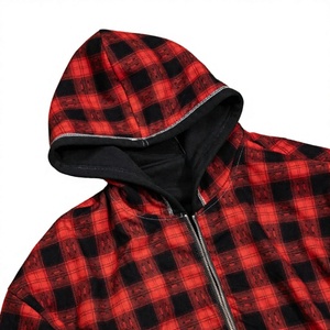 Sudadera con Capucha Negra para Hombre, Corte Regular, 100% Algodón, Estampada, con Cierre y Bolsillo Frontal, Informal, de Invierno, Servicio OEM - Product Image 4