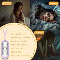 Appareil de relaxation portable - Aide au sommeil par vibration pour un repos profond, massage cérébral, soulagement des maux de tête, apaisement, concentration et régulation du rythme cardiaque