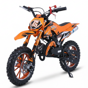 Entrega Rápida en EE. UU. Mini <span class=keywords><strong>Moto</strong></span> Todoterreno de 49cc para Jóvenes, Motocicleta de Bolsillo a Gasolina con Velocidad Máxima <40km/h para Jóvenes Conductores - Product Image 1