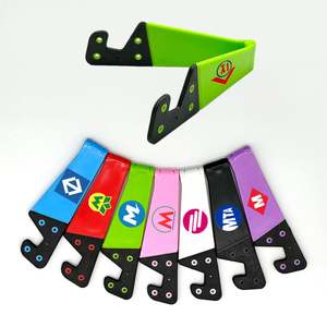 Promotion Gifts Custom LOGO Cellphone <b>Stand</b> Universal Lazy Mobile V Shape Plastic Mobile Phone Holder - Product Image 3