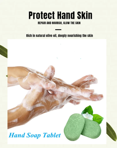 Compresse ecologiche di sapone per le mani schiumogeno idratante per mani e piedi per la cura del prodotto ricaricabile Premium - Product Image 5