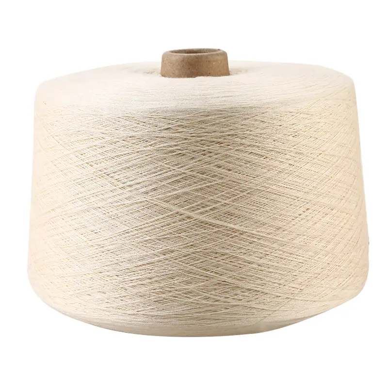 40s/2 pima organic raw cotton twist yarn mercerized shiny sewing 100% cotton yarn crochet embroidery thread