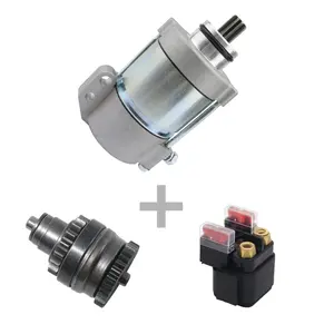 LH Starter Motor & Drive & Relay for KTM Motorcycle 200 XC-W 2013-2016 250 XC XC-W 2008-2014 300 55140001000 55140001100