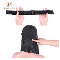 Bandes élastiques réglables pour perruques 2.8/3/3.5cm A Style Nylon noir faisant des casquettes de perruque filet à cheveux filet à dentelle couture fabrication de perruques en caoutchouc