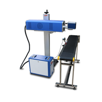 CO2-Flugmesser Laser gra vierer Laser beschriftung maschine für Kristallglas Jade beliebtes Produkt