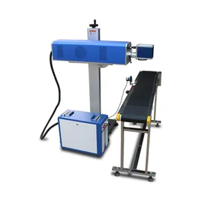 Máquina de marcação a laser do medidor de voo co2, gravador para o produto popular de jade de vidro de cristal