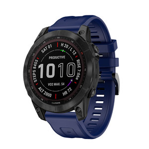 Correa de Reloj de Silicona de 22 mm con Hebilla Negra de Ajuste Rápido para <span class=keywords><strong>Garmin</strong></span> <span class=keywords><strong>Fenix</strong></span> 6 7 <span class=keywords><strong>5</strong></span> - Product Image 5