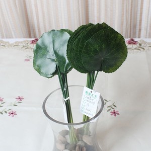 Hoja de loto artificial, color verde Pu, realista, para decoración del hogar, balcón, jardinería, proyectos de decoración suave, arreglos florales - Product Image 3