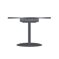 21.5 32 43 pouces rond interactif multi écran tactile table intelligente étanche Table interactive LCD intérieur table basse affichage